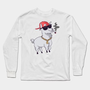 Gangsta Alpaca Long Sleeve T-Shirt